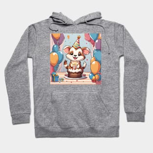 Cute Happy Birthday Teddy Animal Hoodie